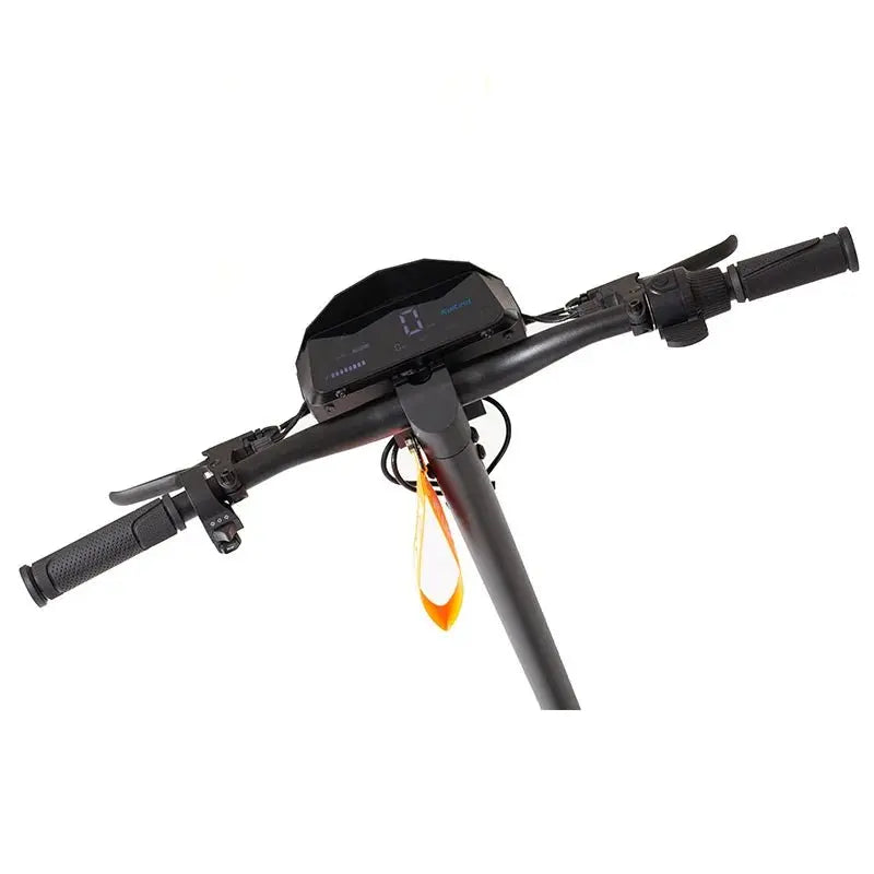 KuKirin G3 scooter handlebar with digital display and intelligent battery management system