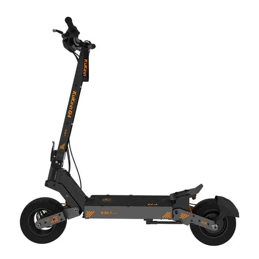 Kukirin G4 electric scooter sleek main side view showcasing modern design and sturdy frame